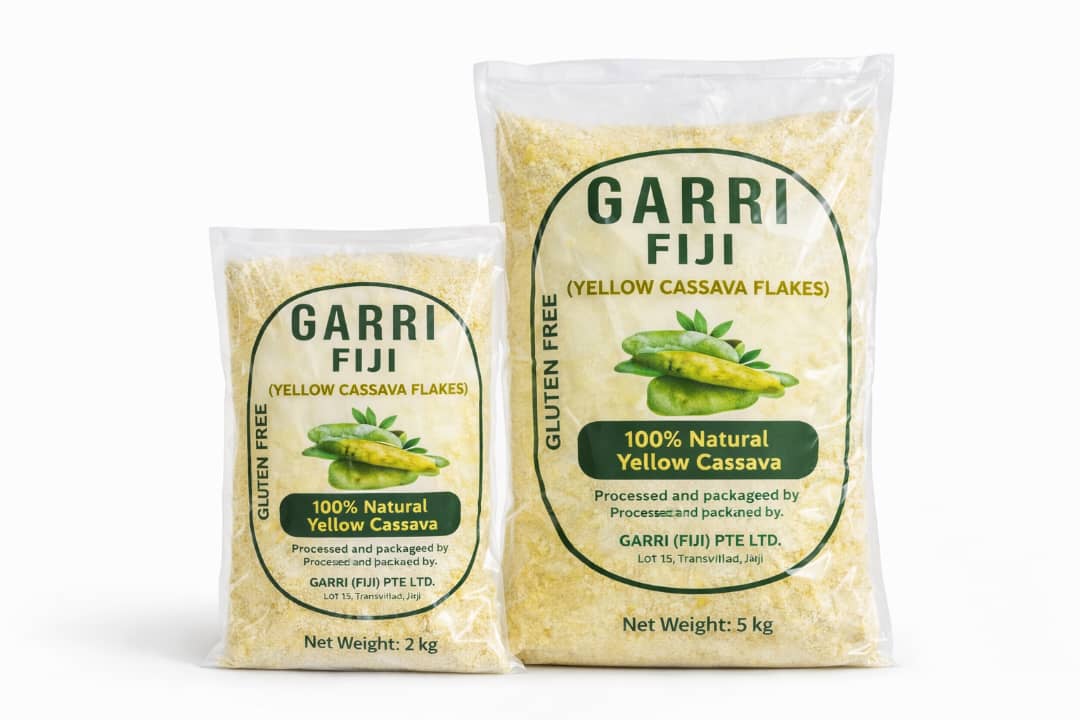 Yellow Garri made from yellow cassava